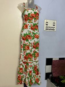 Pintrest Floral Maxi Dress