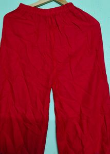Red Embroidery 🪡 Palazzo