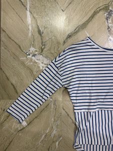 Striped Long Sleeve Top