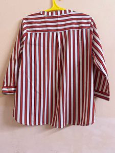Striped Shirt (Red And White Stripe)