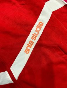 Red Zip-Up Hoodie