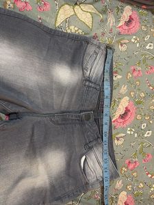 shaded Gray Denim Jeans