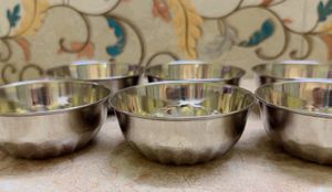 Steel Bowl 🥣 Set (6)