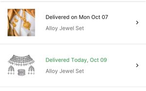Mirror Work Jewellery Set With Bangle