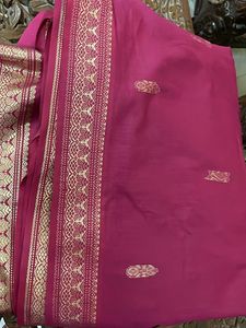 Vacating !Pretty Pink Silk Saree