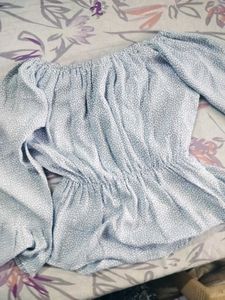 Off-Shoulder Peplum Top