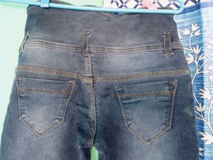 Patched Denim Jeans