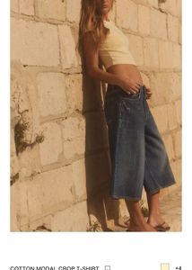 Cotton Modal Crop T-shirt