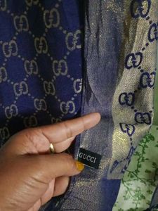 Genuine Gucci Scarf - Iconic Logo Print