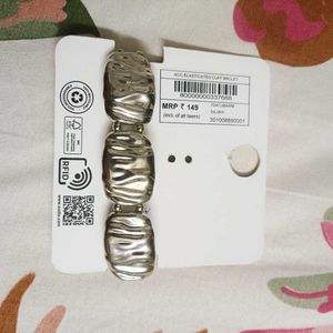 Chunky Silver Wave Cuff – Zudio