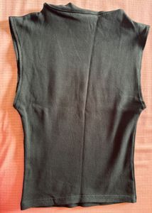 Green Sleeveless Top