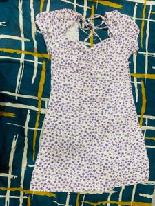Floral Print Mini Dress 💜