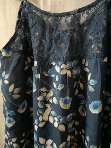 Floral Print Sheer Top