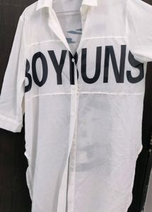 oversized long shirt