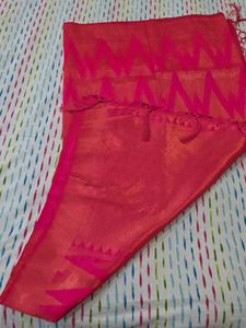 party wear saree with blouse