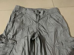 Grey Cargo Pants