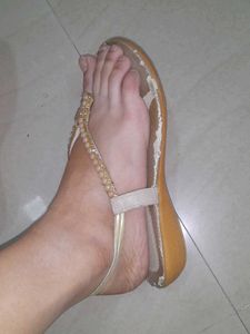 Pearl Embellished Flats