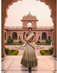 Elegant Lehenga Choli and saree 2 in 1