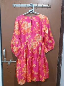 Floral Print Mini Dress