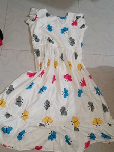 Butterfly Print  Never Use Dress