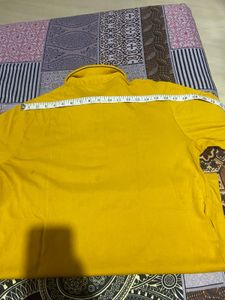 💛 Stylish Mustard Yellow Polo T-Shirt – Grab it