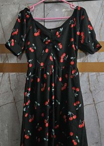 Cute Cherry Print dress
