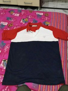 Color Block Polo Shirt
