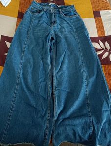 Wide Leg Denim Jeans