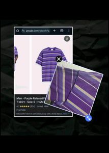 H&amp;M Purple Tshirt