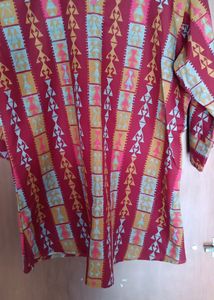 Printed Cotton Short Kurti (XL)