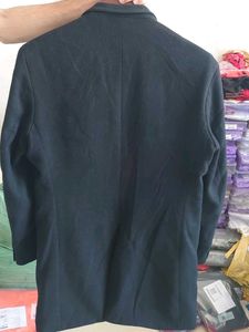 Elegant Black Overcoat (Size-L)