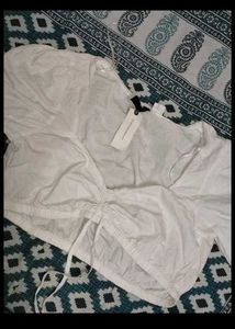 White Short Sleeve Top