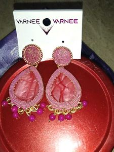 Varnee Pink Drop Earrings