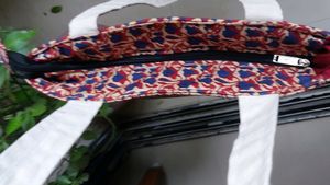 Jaipur Summer Collection Maroon And Blue Tote Bag
