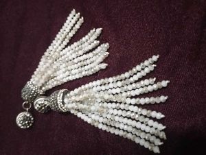Beaded Tassel Earrings