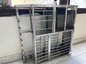 Used Stainless Steel Wall-Mounted Kitchen Rack