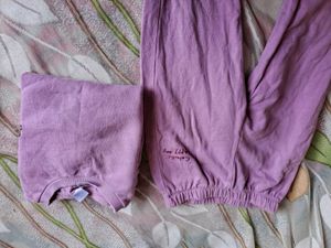 Lilac Lounge Set - &#39;Colorful Happy Day&#39; Detail