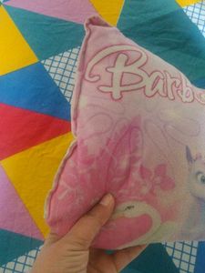 Barbie Cushion With Filling For Kids