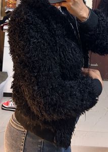 Black Fuzzy Jacket