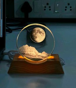 (Cryste Moon LED Lamp) 🌙