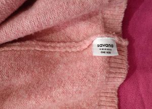 Pink Cardigan with Bow