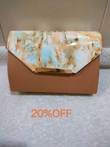 Floral Print Clutch