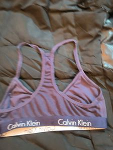 Calvin Klein Purple Sports Bra