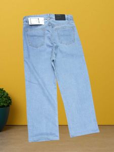 N@01 Size-30 Light Wash Wide Leg Jeans
