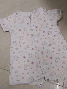 Cute Bunny Print Romper