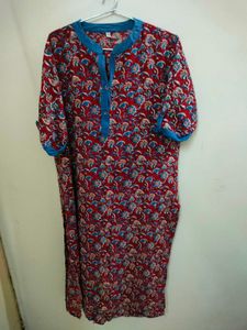 Floral Print Kurta XL