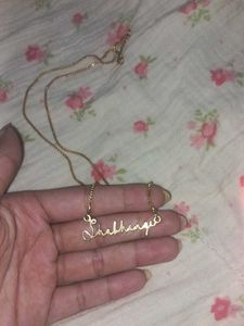 Shubhangi Name 1 Gram Necklace Anti Tarnish