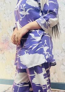 Floral Print Pajama Set