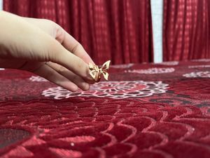 Anti Tarnish Butterfly Golden Ring