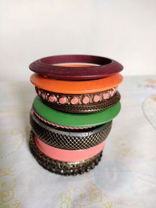 Multicolour Bangles For Cute Chic Boho Look